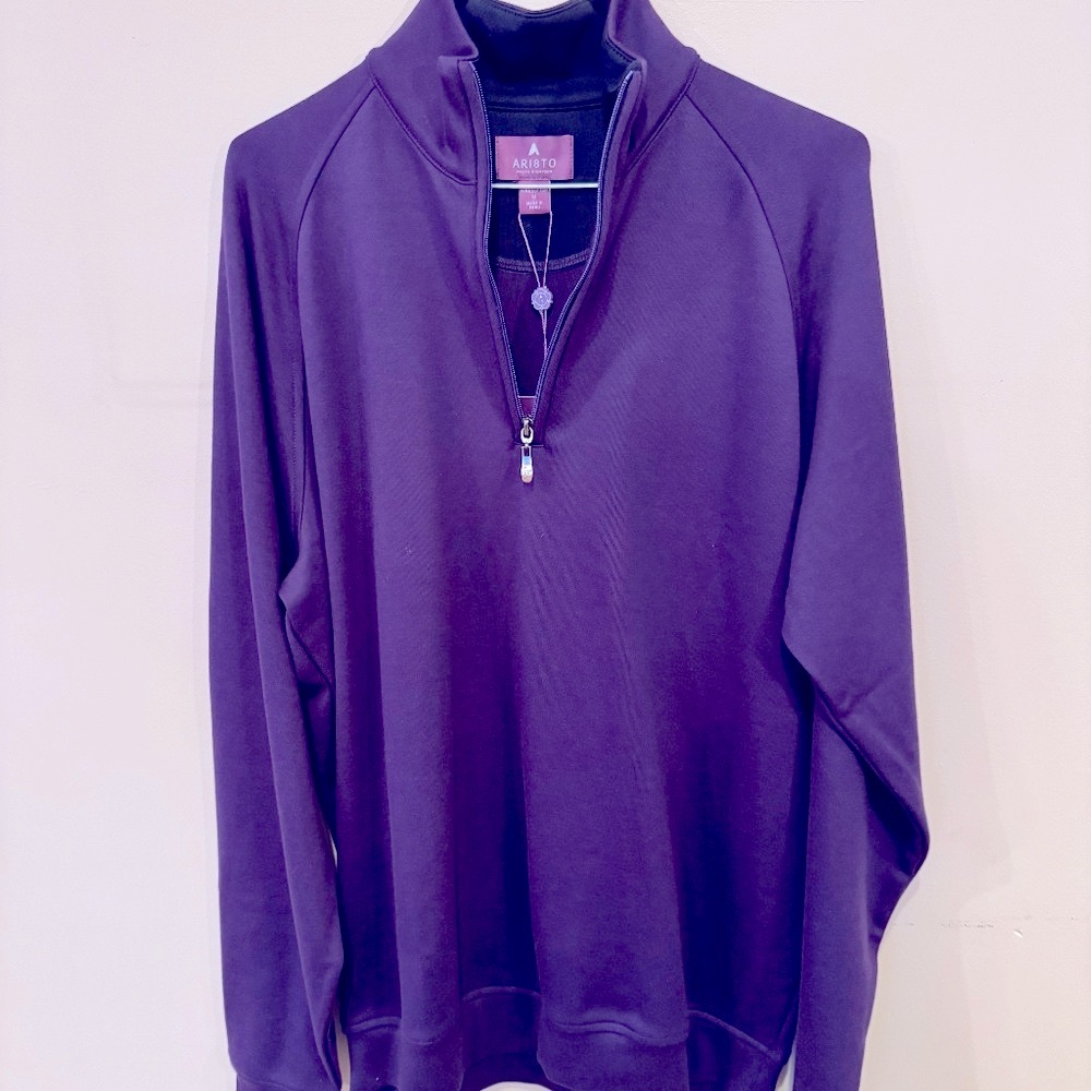 🌷🌷 🆕NWT Mens 1/4 zip Dark Purple shirt Bundle:2/$25 OR  3/$30